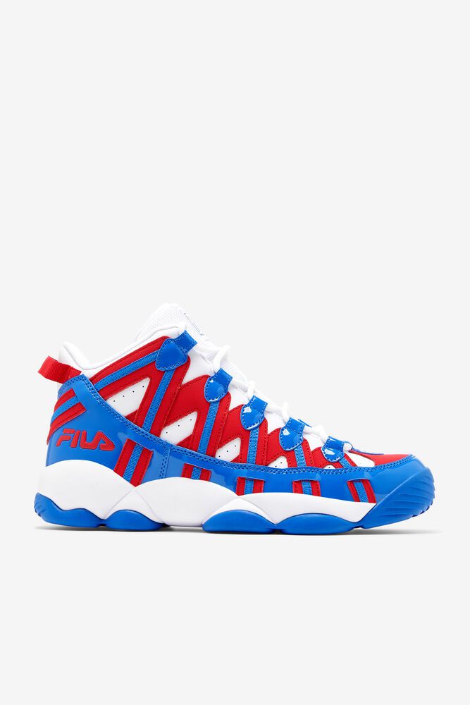 Fila Sneakers Stackhouse Spaghetti Mens White/Red/Blue - India WCS-781593